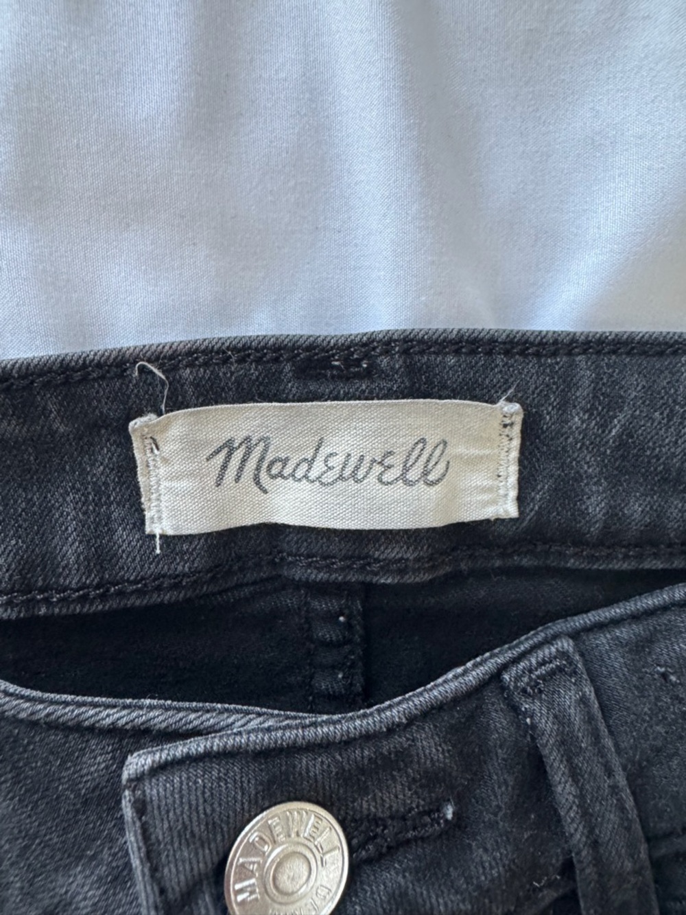 Madewell Women's Skinny Jeans in Washed Black